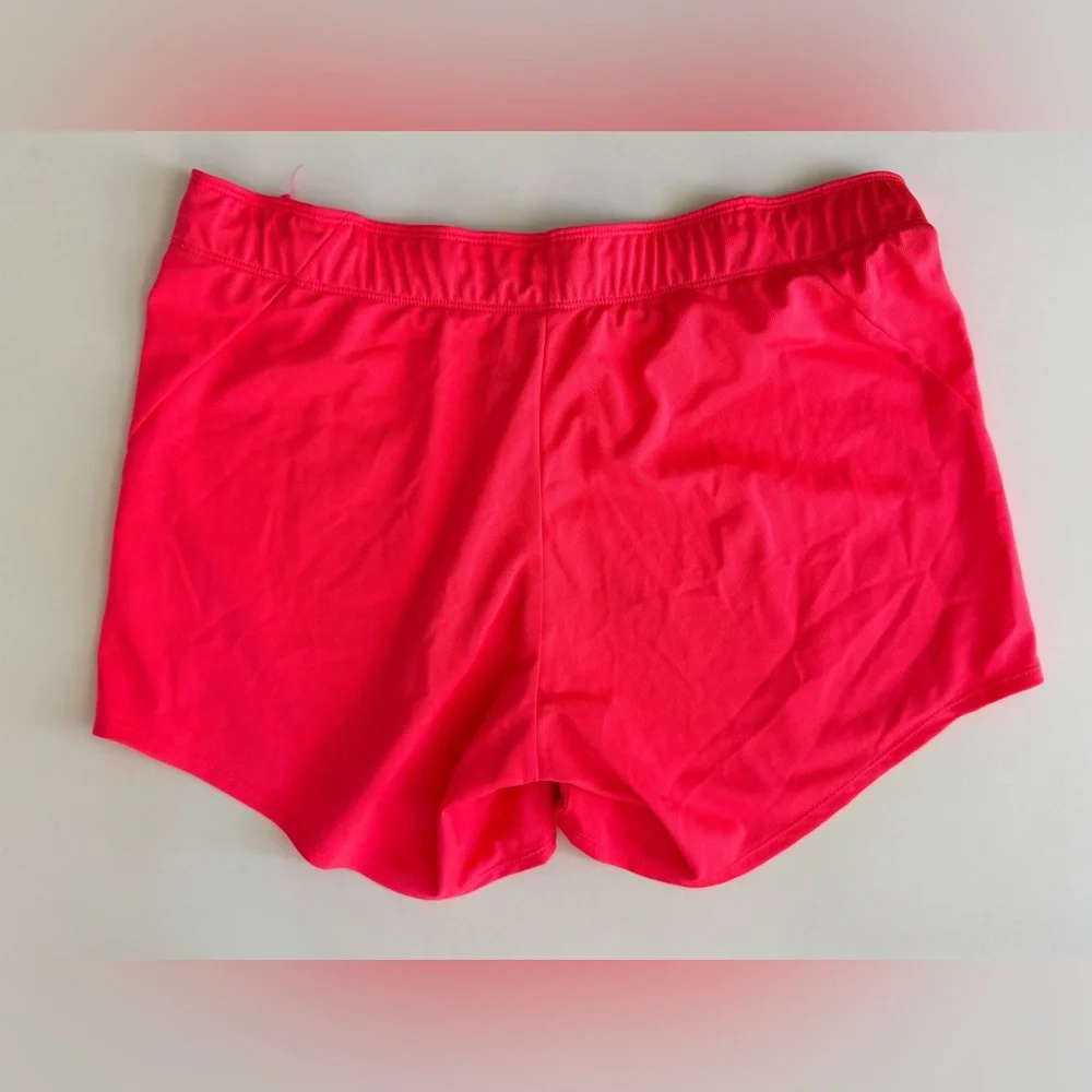 Nike Women's Dri Fit Neon Pink Athletic Shorts - Large - Picture 2 of 4
